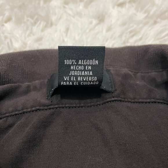 CALVIN KLEIN Womens Medium Quarter Zip Brown Collared Long Sleeve Sweatshirt - Picture 3 of 7